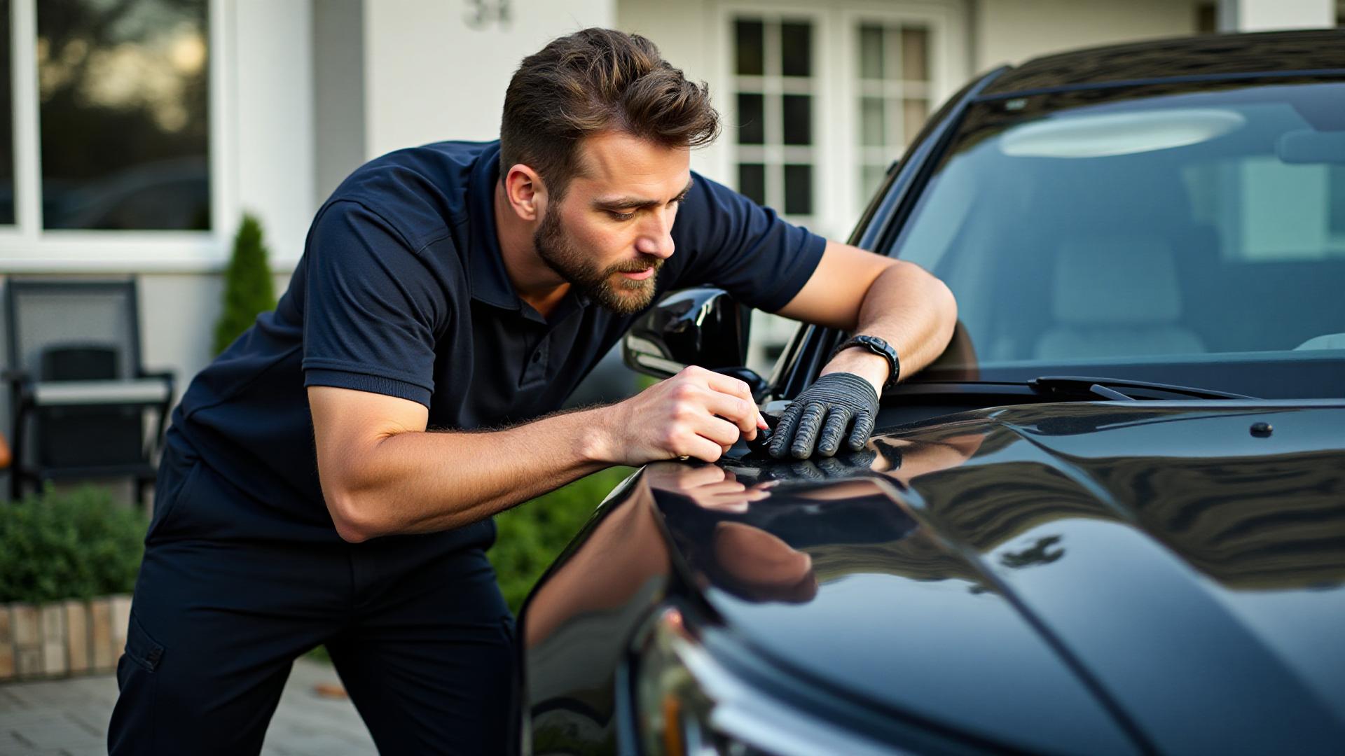 Professional mobile auto body repair